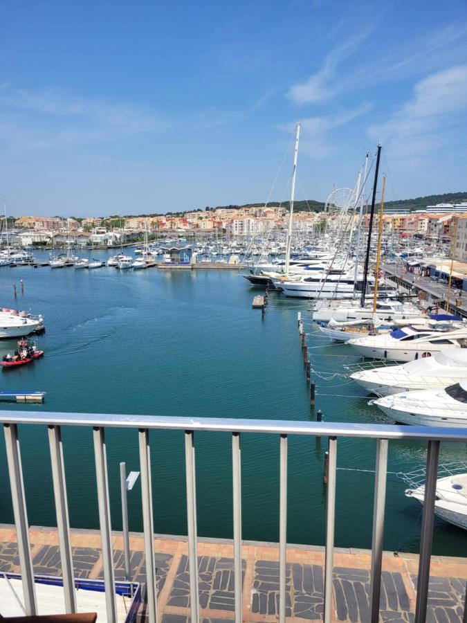 Studio Cap D Agde Vue Port Esterno foto